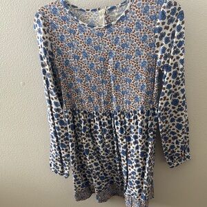 Floral Long Sleeve Kids Dress from Boden’s line “Johnnie B.”  Euc sz 13/14